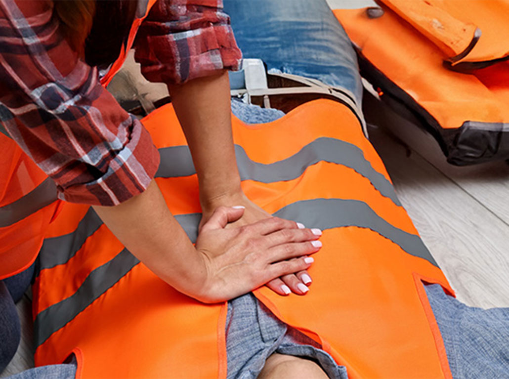 a man being given cpr