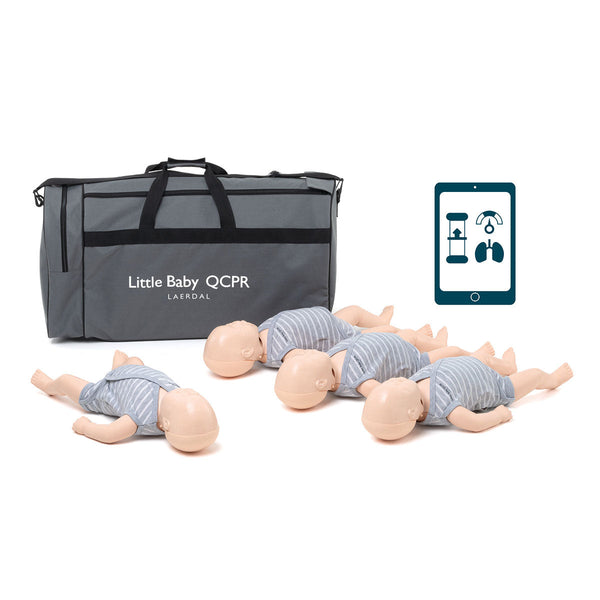 Laerdal Little Baby QCPR Light Skin Training Manikins (4 PACK) Image 1