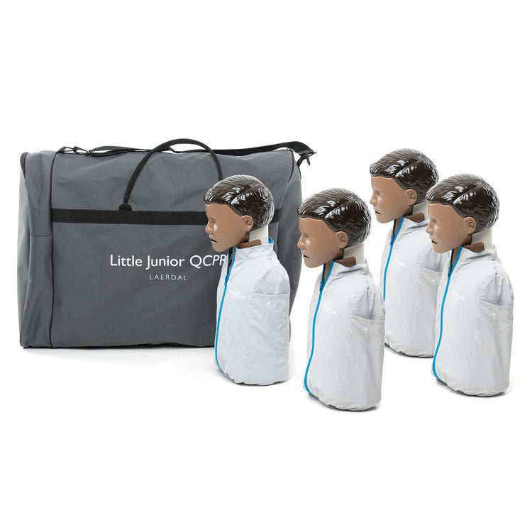 Laerdal Little Junior QCPR Dark Skin Training Manikin (4 PACK) Image 1
