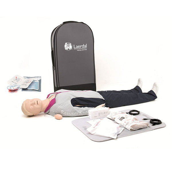 Laerdal Resusci Anne QCPR AED Training Manikin Full Body Image 1