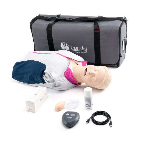 Laerdal Resusci Anne QCPR Training Manikin Torso with Airway Head Image 1