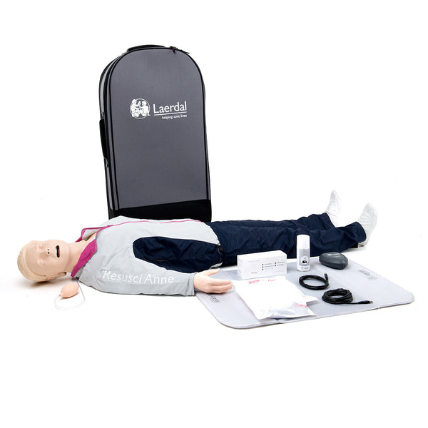 Laerdal Resusci Anne QCPR Training Manikin Full Body with Airway Head Image 1