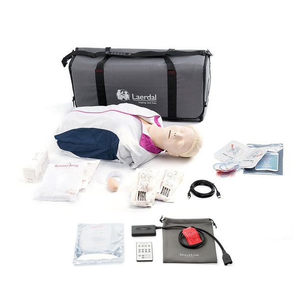 Laerdal Resusci Anne QCPR AED Training Manikin Torso with ShockLink Image 1