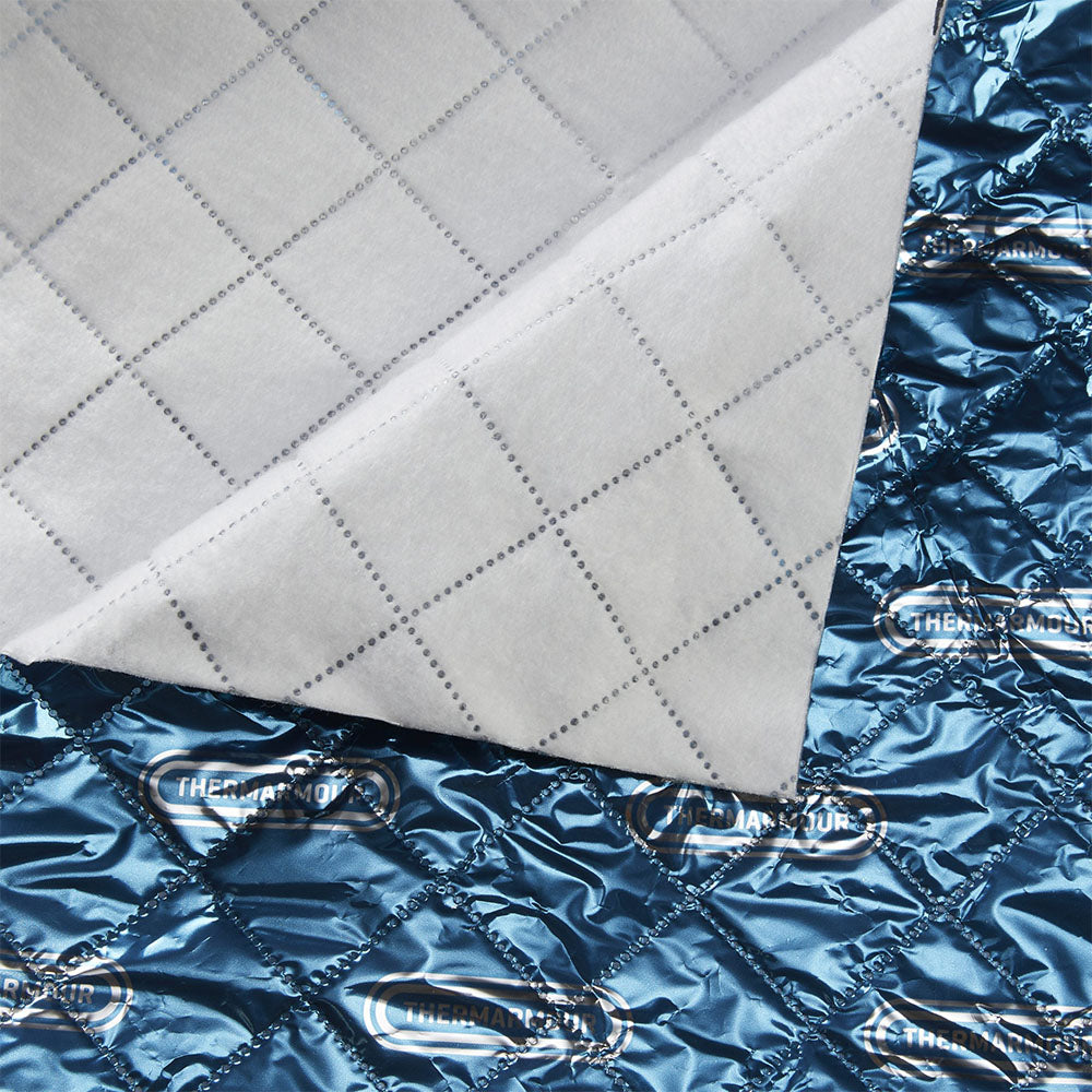 A close-up of the THERMARMOUR Baby Wrap, showing its outer and inner layers.