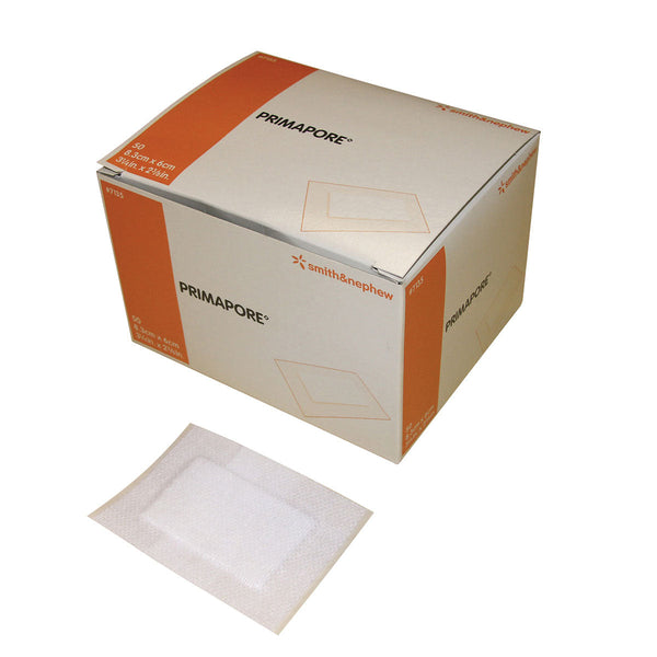 Primapore Adhesive Dressing Pads 83cm x 6cm (50 PACK) Image 1