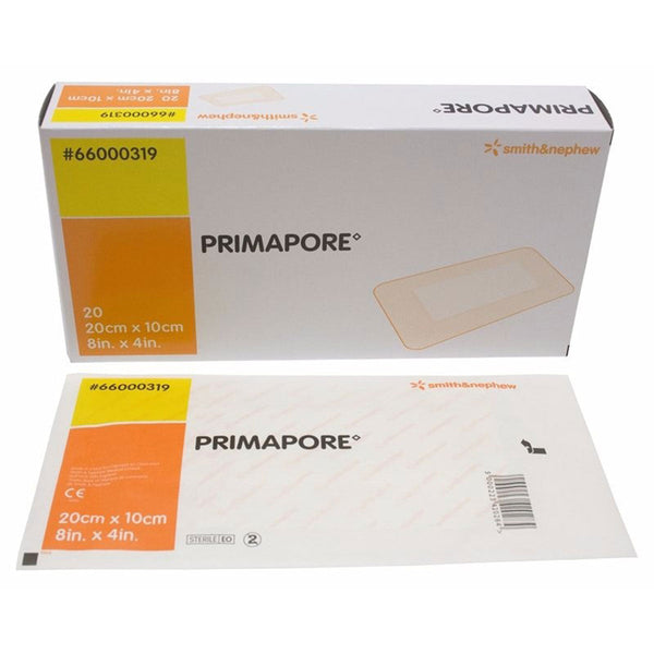 Primapore Adhesive Dressing Pads 20cm x 10cm (20 PACK) Image 1