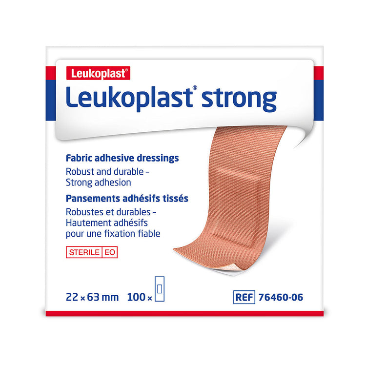 Leukoplast Strong Fabric Plasters 22cm x 63cm (100 PACK) Image 1