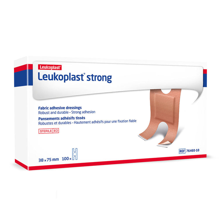 Leukoplast Strong Fabric Plasters 38 x 75cm (100 PACK) Image 2