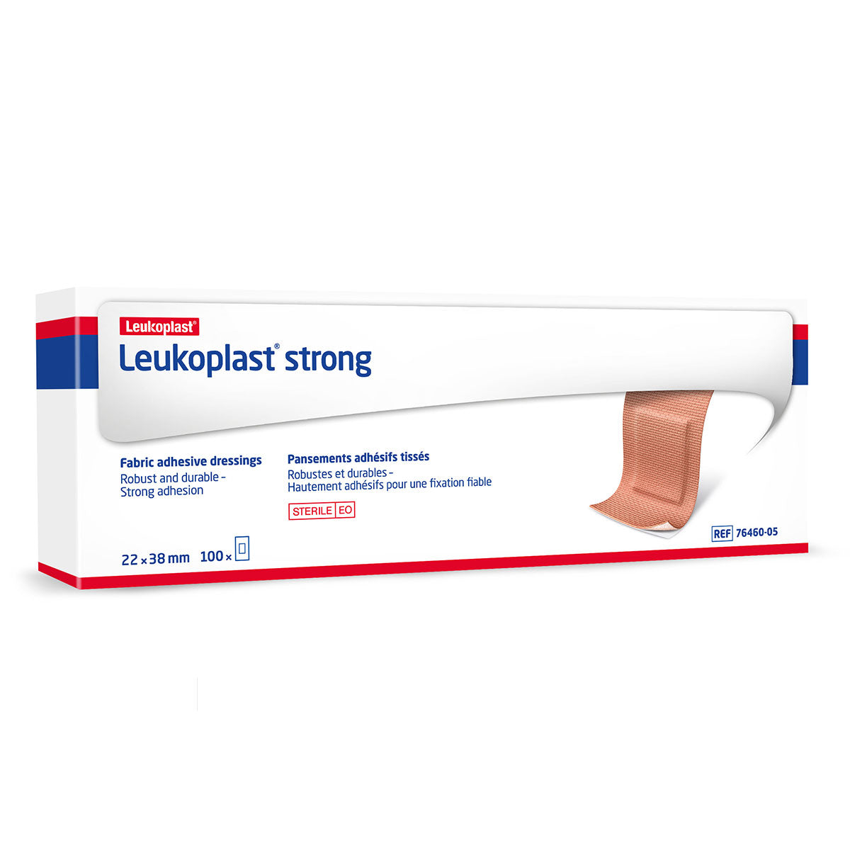 Leukoplast Strong Fabric Plasters 38 x 22cm (100 PACK) Image 2