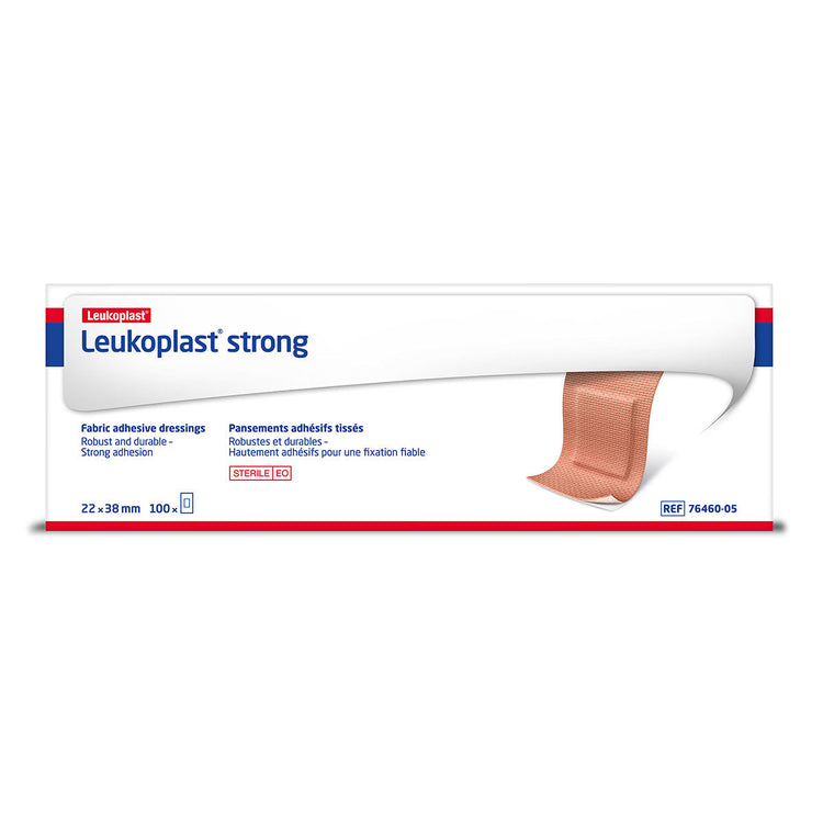 Leukoplast Strong Fabric Plasters 38 x 22cm (100 PACK) Image 1