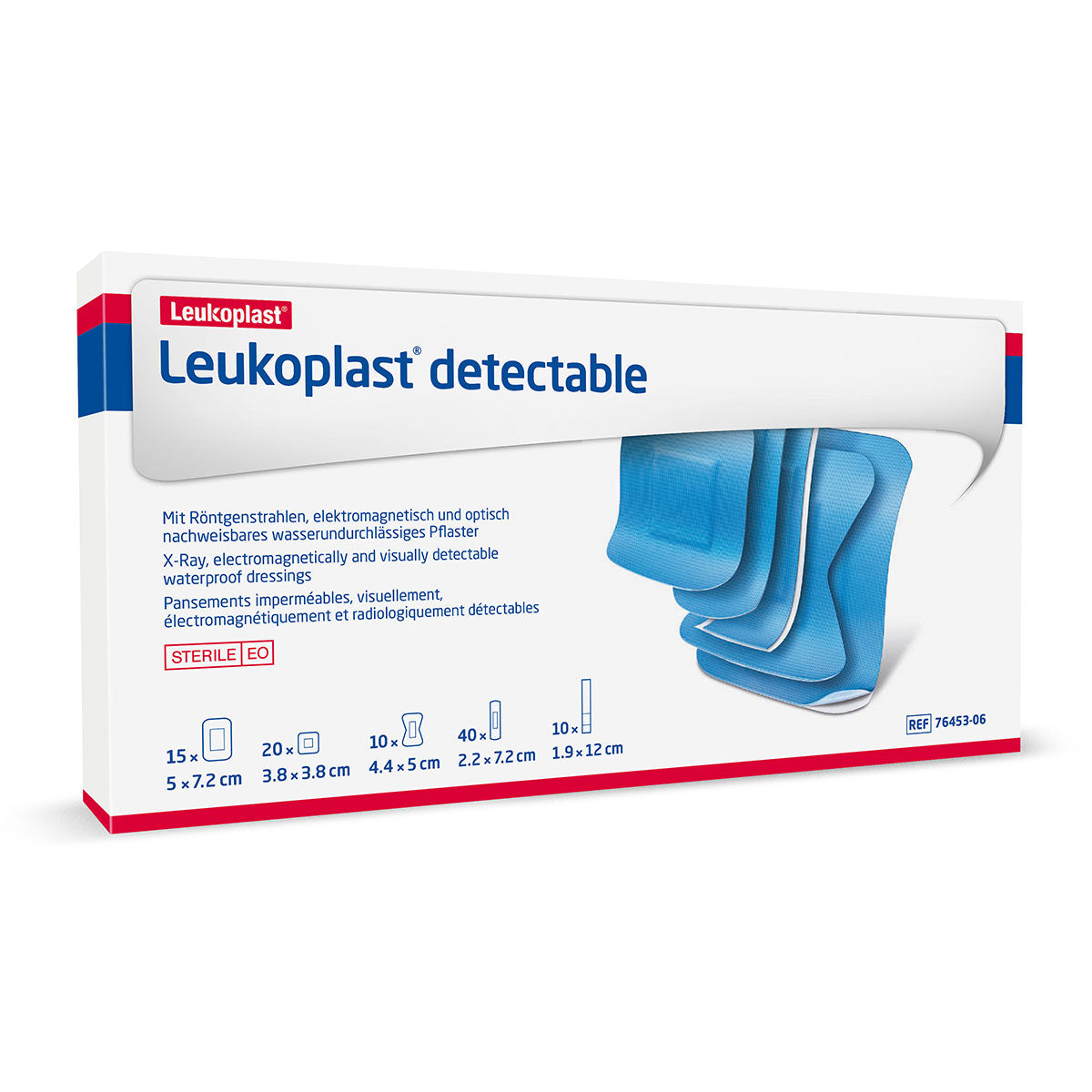 Leukoplast Blue Detectable Plasters Assorted Sizes (95 PACK) Image 2
