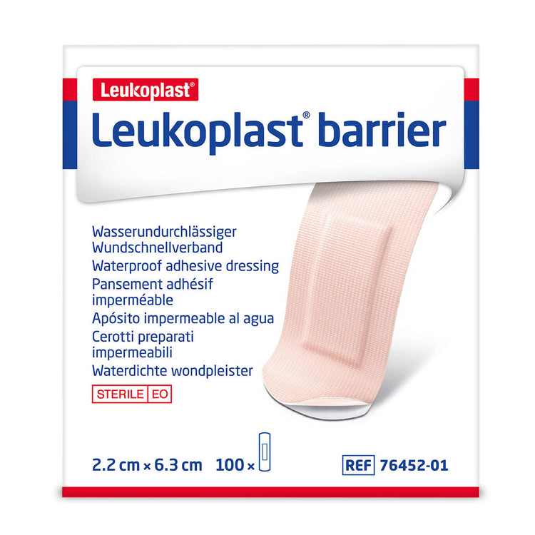 Leukoplast Barrier Plasters 22 x 63cm (100 PACK) Image 1
