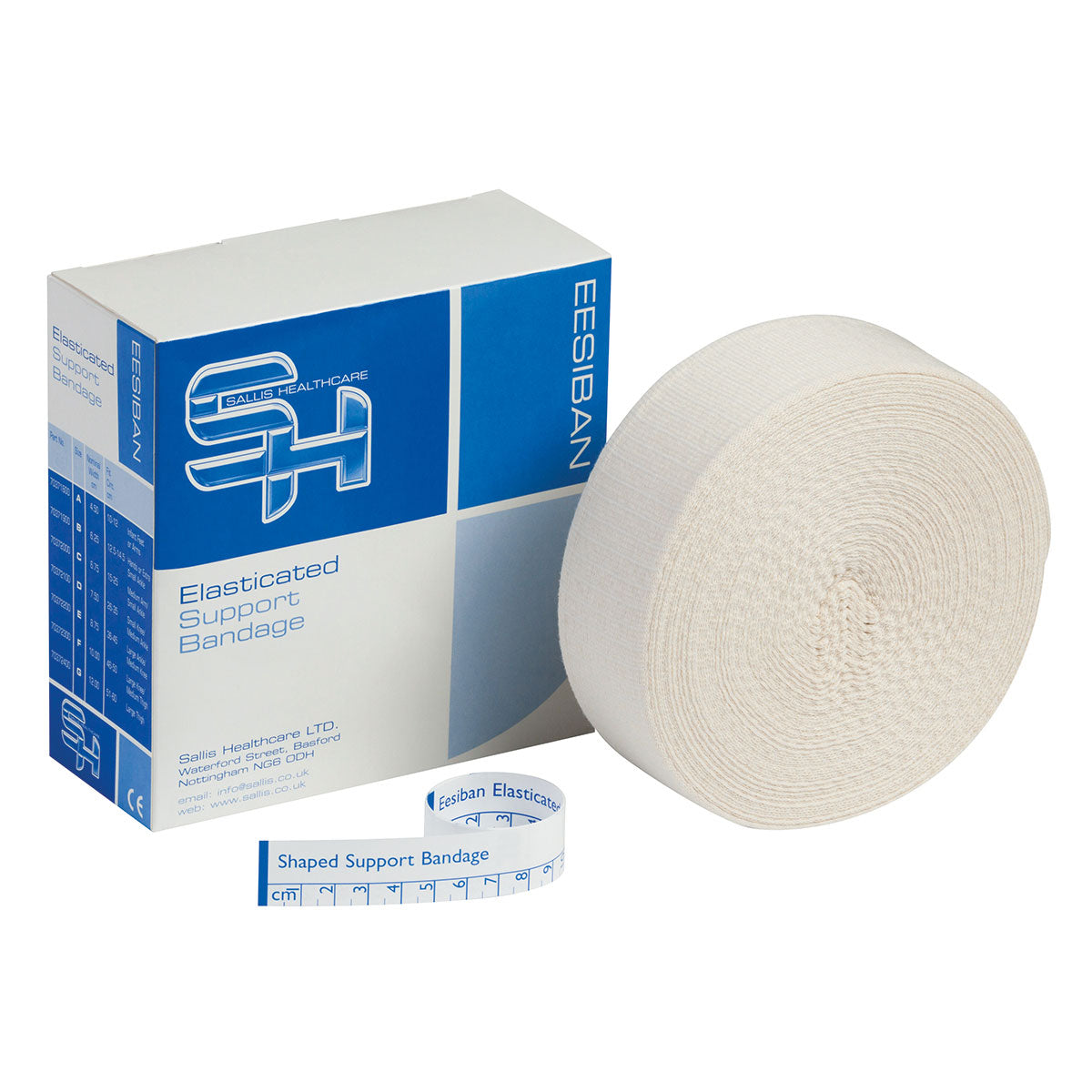 Elasticated Support Bandage 875cm x 10m Size E Image 1