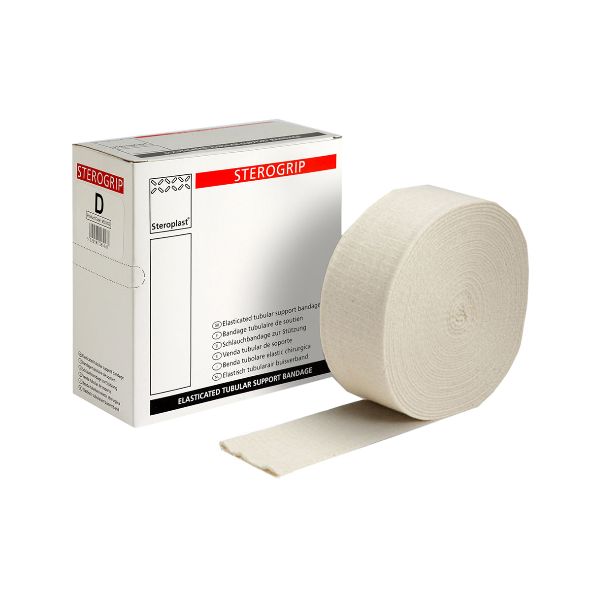 Sterogrip Elasticated Tubular Bandage Size D 7.5cm x 10m Roll