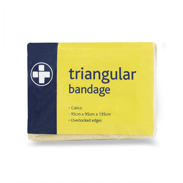 Reliance Medical Calico Triangular Hemmed Bandage  95cm x 95cm x 135cm