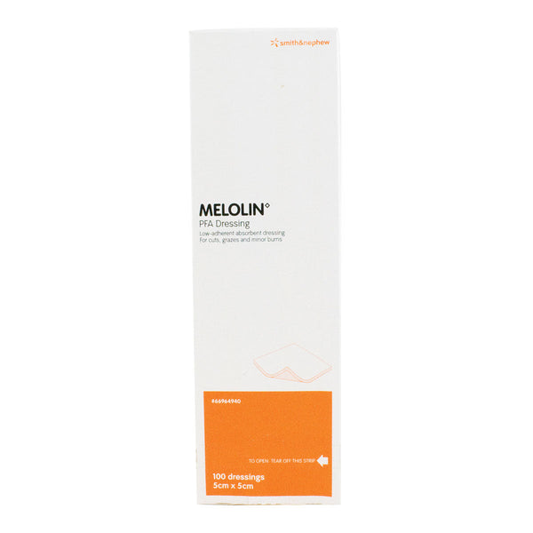 Melolin Cushioned Dressing Pads 5cm x 5cm (100 PACK) Image 1