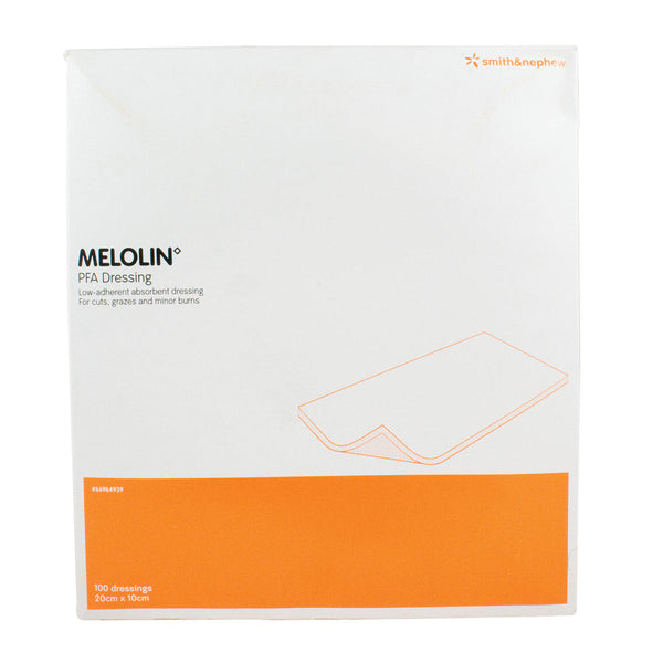 Melolin Cushioned Dressing Pad 10cm x 20cm (100 PACK) Image 1