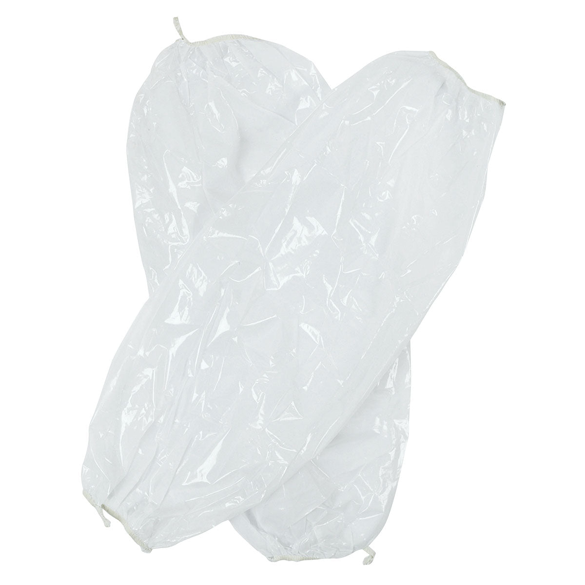 Disposable Polythene Oversleeves Pair White Image 1