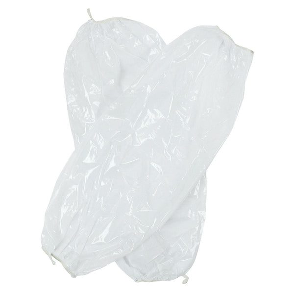 Disposable Polythene Oversleeves Pair White Image 1