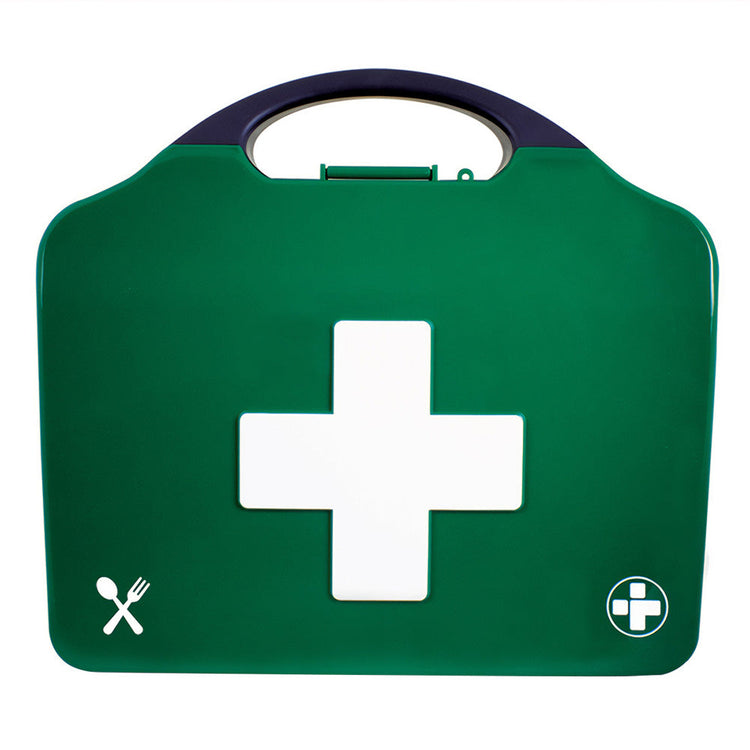 The box of the Reliance Medical Large Catering Kit BS 8599-1:2019.