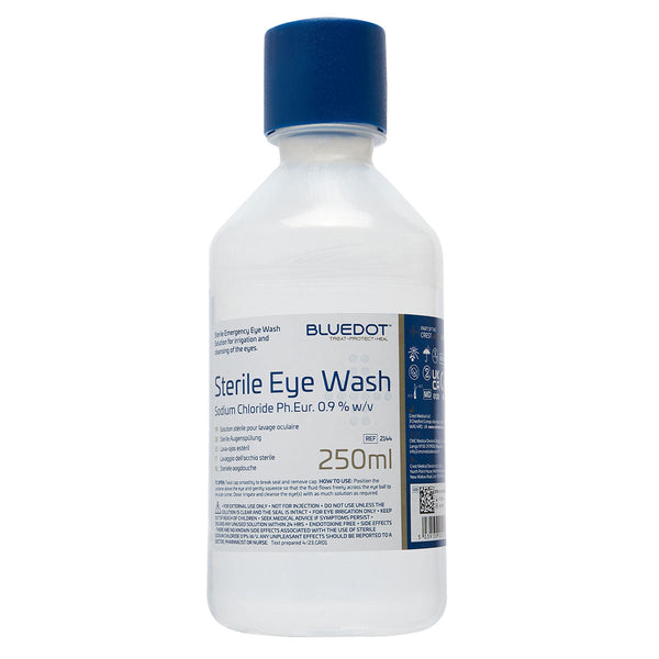 Blue Dot Eye Wash Bottle 250ml Image 1