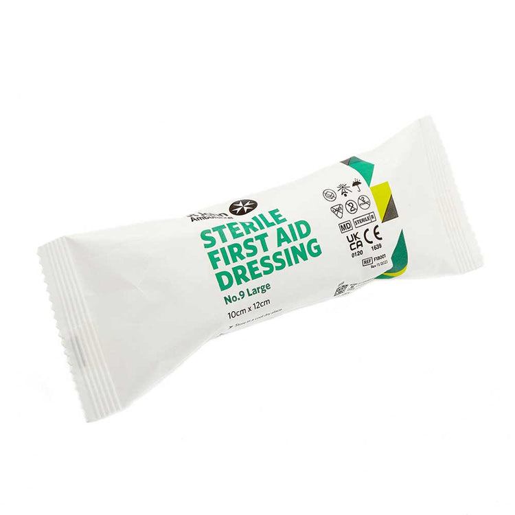 St John Ambulance No.9 Large Dressing 10 x 12cm Image 2