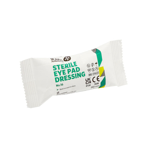 St John Ambulance No16 Eye Pad Dressing Image 2