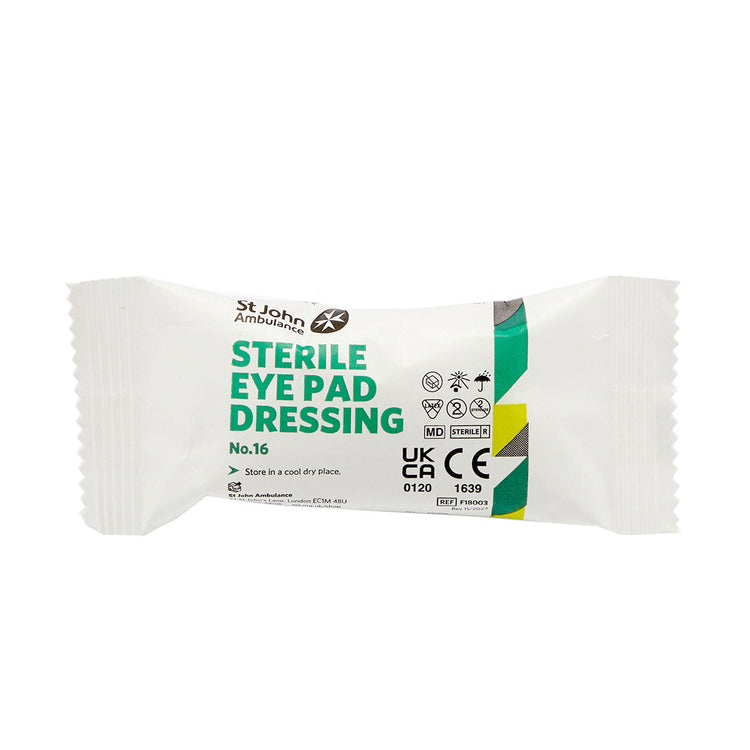 St John Ambulance No16 Eye Pad Dressing Image 1