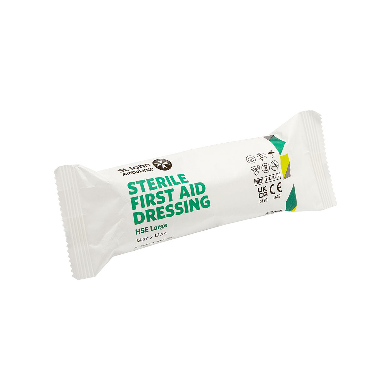 St John Ambulance Large HSE First Aid Dressing 18 x 18cm Image 1