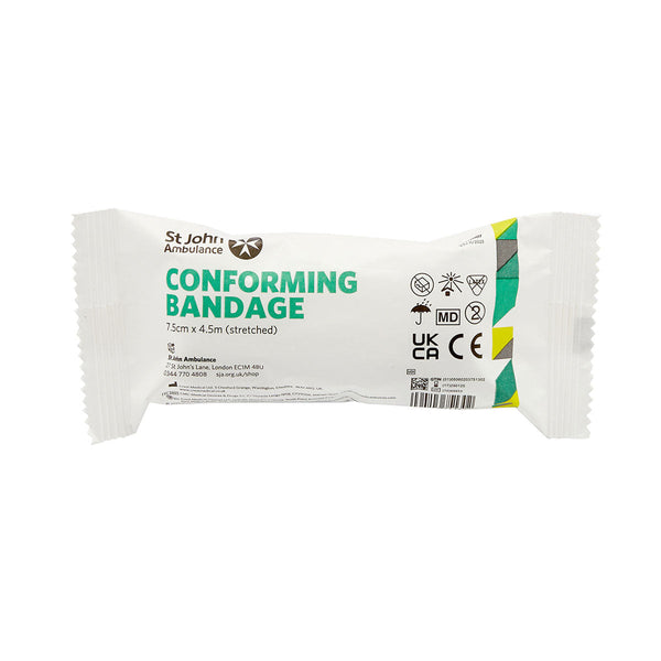 St John Ambulance Conforming Bandage 75cm x 45m Image 1