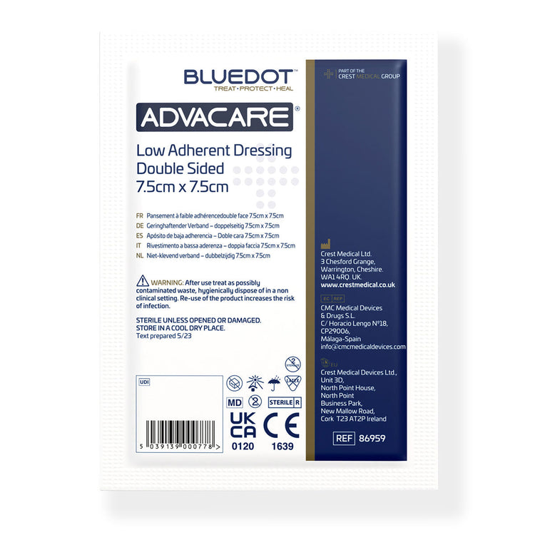 Advacare Low Adherent Dressing 75 x 75cm Image 1