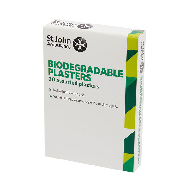 St John Ambulance Washproof Eco-Friendly Plasters Assorted (20 PACK) Image 1