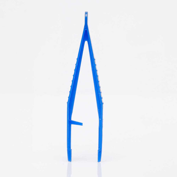 Plastic Tweezers 10.5cm - Blue Image 2