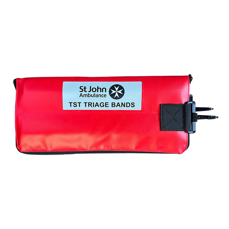 The St John Ambulance Ten Second Triage Kit when closed.