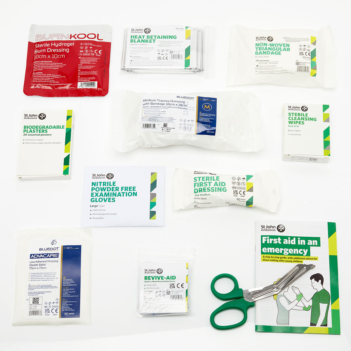 St John Ambulance Travel and Motoring Workplace First Aid Kit BS 8599-12019 Image 4