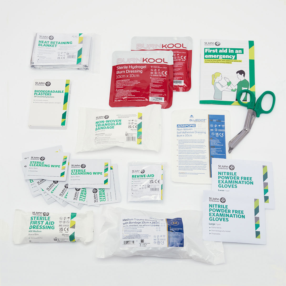 St John Ambulance Medium Motor Vehicle First Aid Kit BS 8599-22014 Image 3