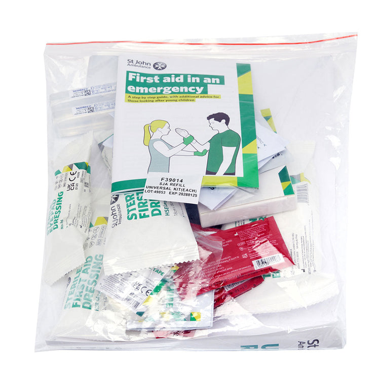 St John Ambulance Universal First Aid Kit Refill Image 2