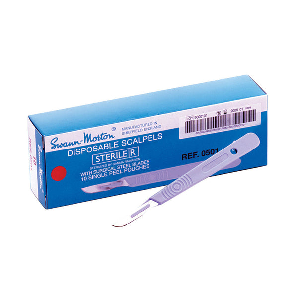 Swann Morton Disposable Scalpels (10 PACK) Image 1