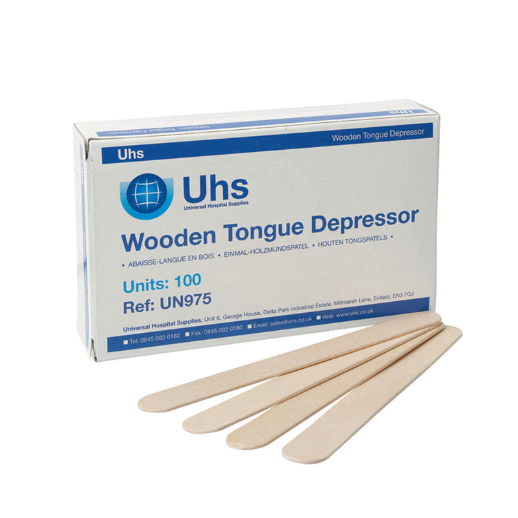 UHS Tongue Depressors (100 PACK) Image 1