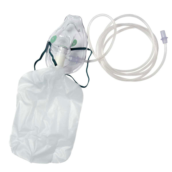 Adult High Concentration Non-Rebreathing Oxygen Mask Bag and Tubing Image 1