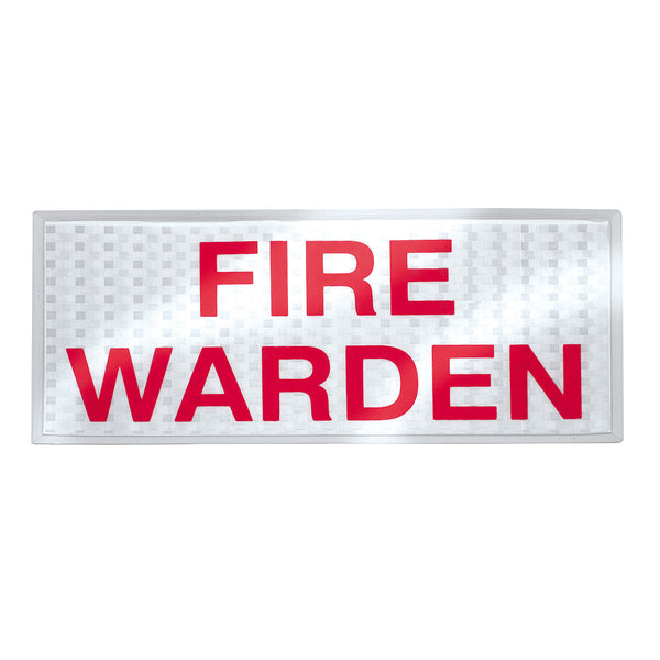 Fire Warden Reflective Badge Set Image 1