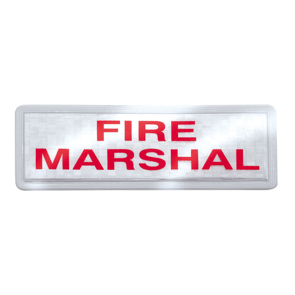 Fire Marshal Reflective Badge Set (2 PACK) Image 1
