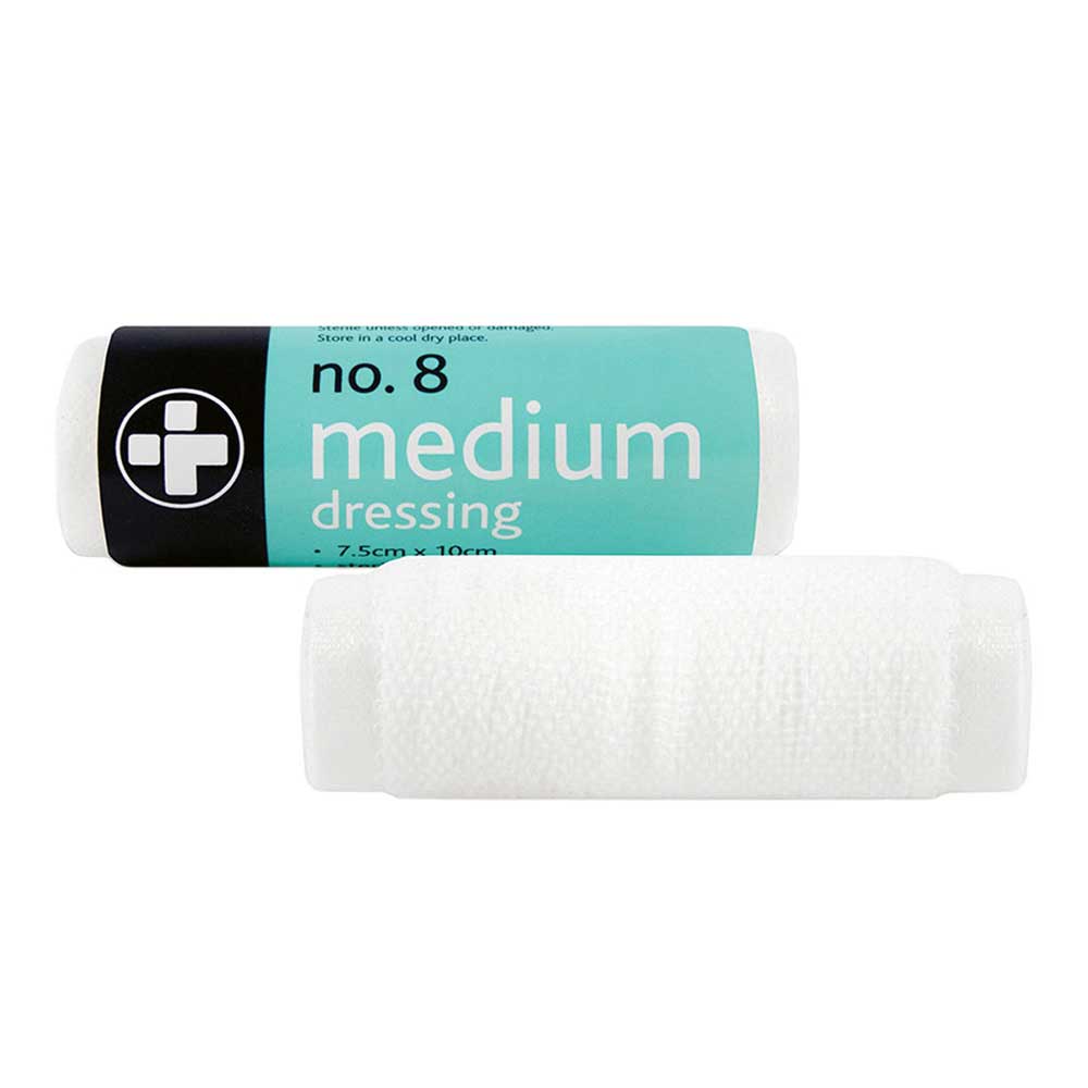 Reliance Medical No.8 Medium Dressing 7.5 x 10cm - St John Ambulance