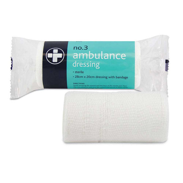 Reliance Medical No.3 Ambulance Dressing 28 x 20cm Image 1