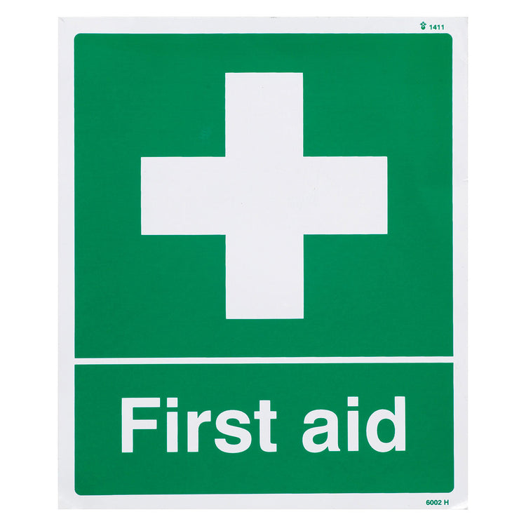 First Aid Vinyl Sign Image 1