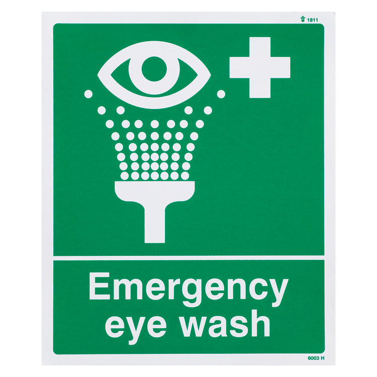 Eye Wash Vinyl Sign Image 1