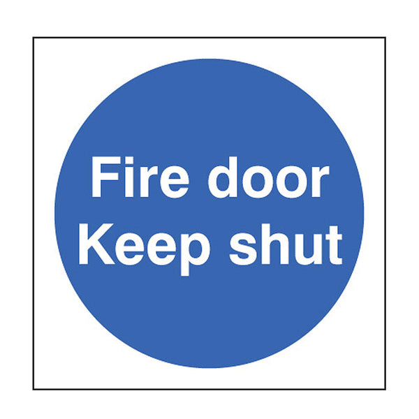 Fire Door Keep Shut Vinyl Sign Image 1