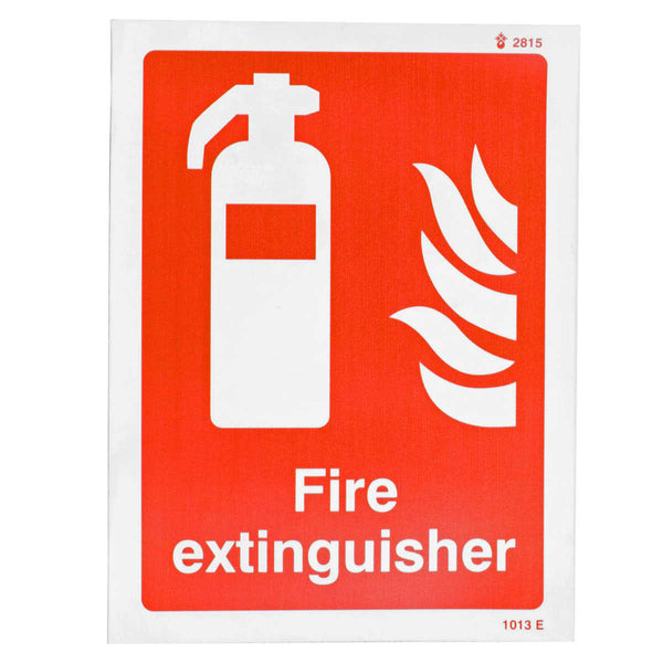 Fire Extinguisher Photoluminescent Vinyl Sign Image 1