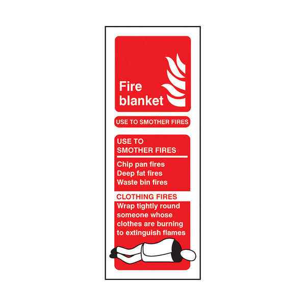 Fire Blanket Vinyl Sign Image 1