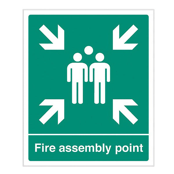 Fire Assembly Point Rigid Plastic Sign Image 1